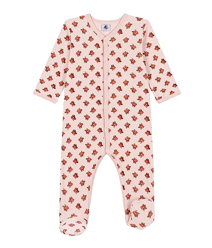 Petit Bateau Piżama Śpiąca Dobrze Dziewczynka, Saline Rose/Multico, 6 miesięcy