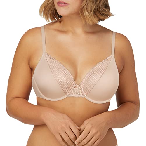 Maidenform Damski wygodny miękki biustonosz z fiszbinami 09404 t-shirt, piaskownica, 38D