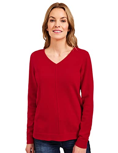 Cecil Damski sweter z dzianiny B30224, Strong Red, XL, Strong Red, XL