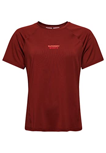 Superdry Core Active tee Koszula damska, Fired Brick Brown, 34