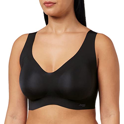 Sloggi Zero Feel Bralette Ex Damski Biustonosz Sportowy, Czarny, XS