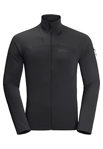Jack Wolfskin Męska kurtka Prelight Fz M, czarna, rozmiar S, czarny, S