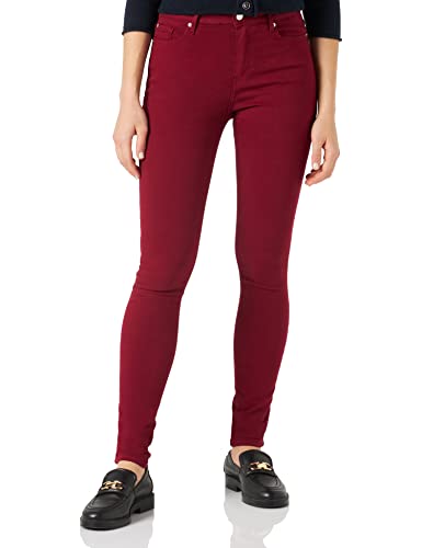 Tommy Hilfiger Damskie spodnie jeansowe Th Flex Harlem U Skinny Hw Clr, Czerwony, 27W / 30L