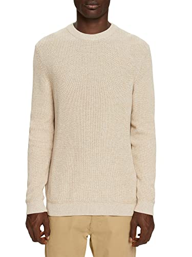 ESPRIT Sweter męski, 274/beżowy 5, XXL