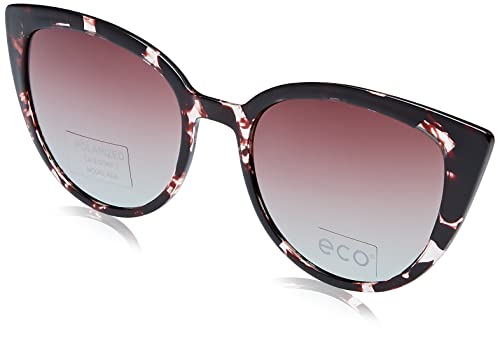 MODO & ECO Damskie okulary przeciwsłoneczne Kea Clip On Dark Purple Tort, UK 22, Ciemnofioletowy Tort