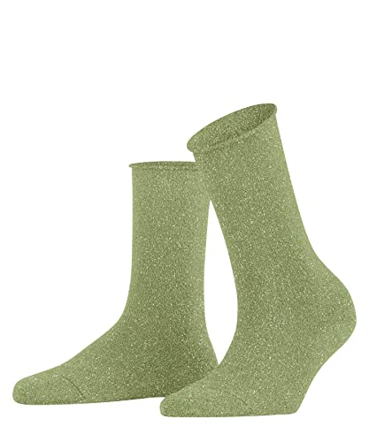FALKE Kobiety Skarpety Shiny W SO Trwały Lyocell jednokolorowe 1 Para, Zielony (Nile 7428), 35-38