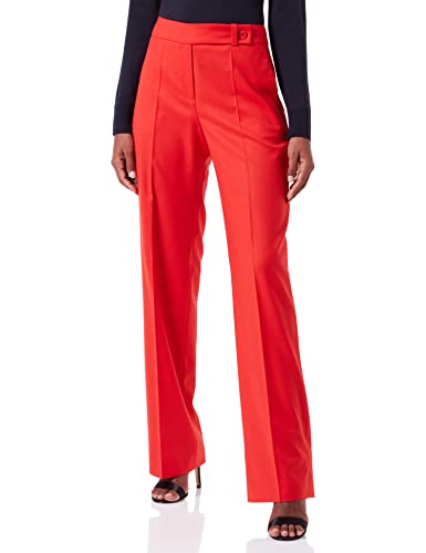 HUGO Damskie spodnie Hettis, Medium Red613., 34