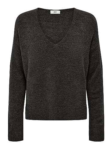 JACQUELINE de YONG Damski sweter z dzianiny dekolt w serek, Bracken, XS