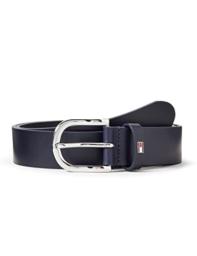 Tommy Hilfiger damski pasek New Danny skórzany pas, nocne niebo