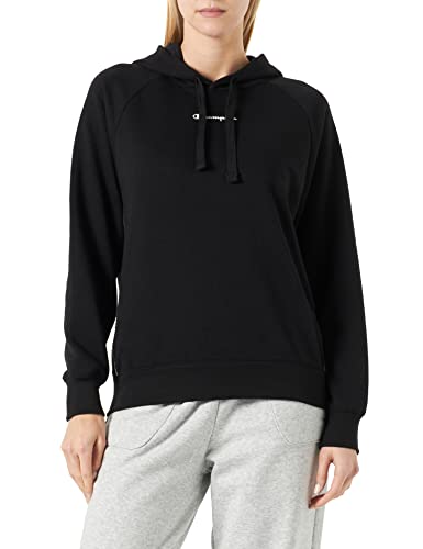 Champion Damska bluza z kapturem Legacy Tape 2.0 Powerblend Regular z kapturem, czarna, XXL