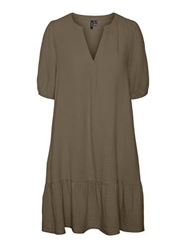 VERO MODA Sukienka damska VMNATALI 2/4 ABK, Capers, XS, Capers, XS