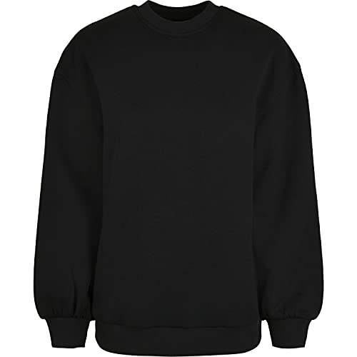 Urban Classics Damska bluza z kapturem Organic Oversized Crew, czarny, 3XL