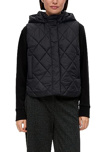 s.Oliver BLACK LABEL Damska kamizelka outdoorowa, czarny, 48