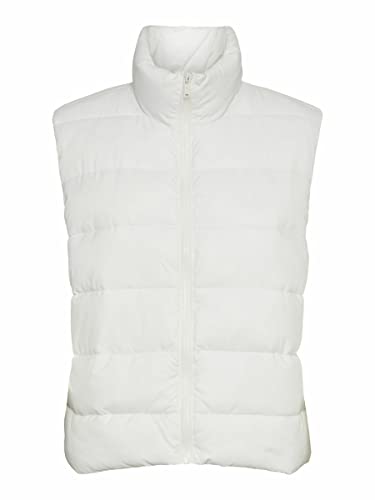 Noisy may Kamizelka damska NMMARCUS Vest BG NOOS Weste, Blanc De Blanc/Szczegóły: DTM Lining, L