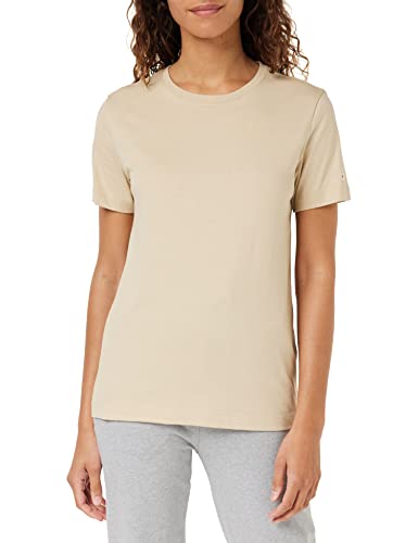 Champion Damska koszulka Legacy American Classics małe logo regularna S/S koszulka, taupe Brown, M