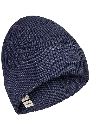 camel active czapka beanie męska, granatowy, jeden rozmiar