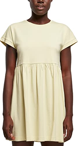 Urban Classics Koszulka damska Organic Empire Valance Tee Casual Dress, miękka żółta, rozmiar XS, Softyellow, XS