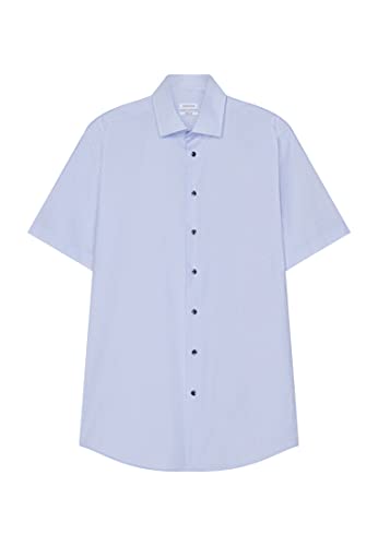 Seidensticker Męska koszula biznesowa, jasnoniebieski, 42 PL