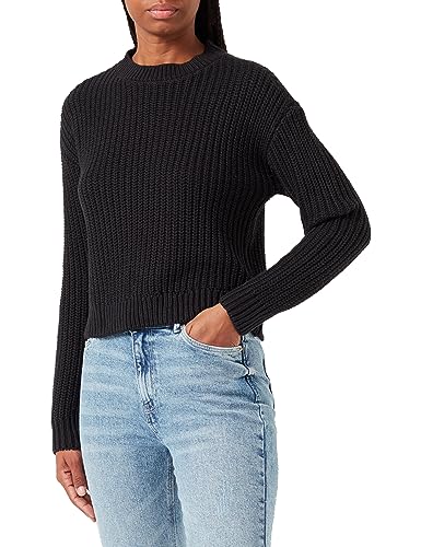 Bestseller A/S Damski sweter VMHILDA LS O-Neck GA NOOS, czarny, XL, Schwarz, XL