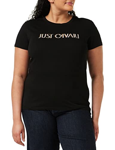 Just Cavalli Koszulka damska, 900 czarny, M