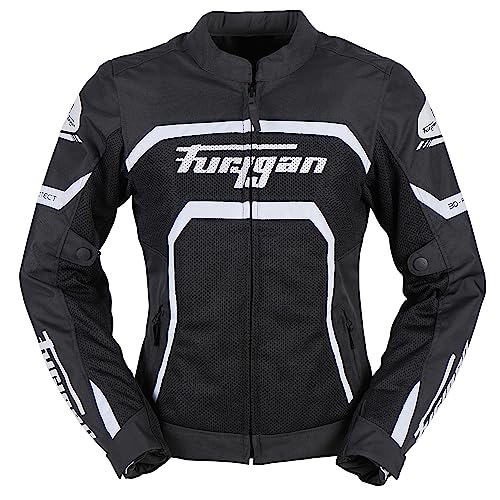 Furygan Damskie kurtki i płaszcze Mystic Evo Vented, czarny/bia?y, M