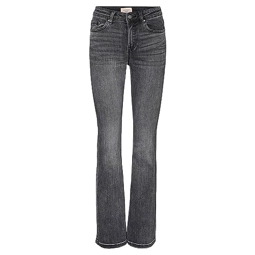 VERO MODA Damskie spodnie jeansowe, Medium Grey Denim, (L) W / 32L