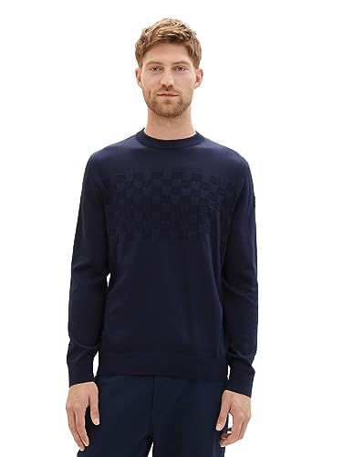 TOM TAILOR sweter męski, 10668 - Sky Captain Blue, S