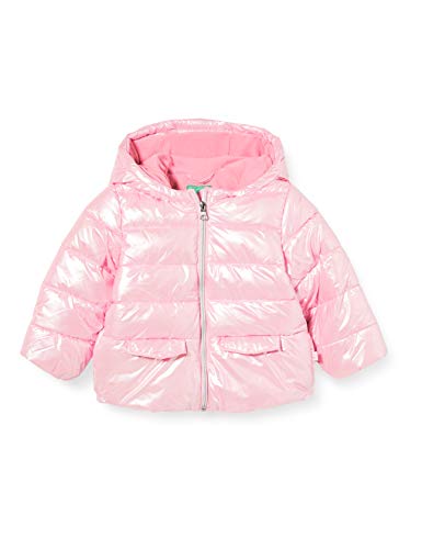 United Colors of Benetton Giubbotto kurtka dziewczęca, Rosa 907, 62