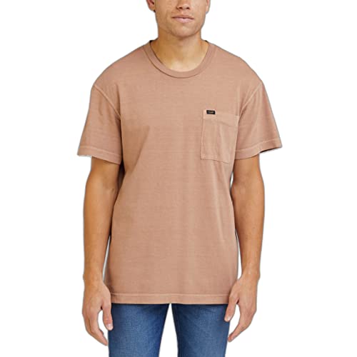 Lee Męski t-shirt z kieszeniami, rozmiar XL, Cider, XL