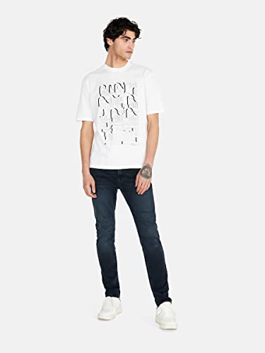 Sisley T-shirt męski (2 sztuki), White 101, XXL