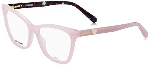 MOSCHINO LOVE MOL593 Okulary, Pink, 54 damskie, Różowy