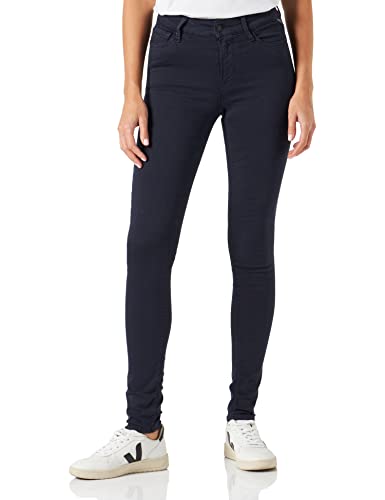 REPLAY Luzien Hyperflex Colour Xlite Dżinsy damskie, 908 Dark Blue, 31W / 32L
