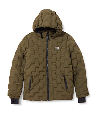 LEGO Kurtka unisex, ciemny khaki, 140