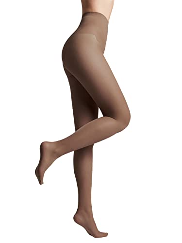 Conte elegant jedwabiste rajstopy damskie ze wzmocnionymi majtkami - cienkie rajstopy damskie niezwykle elastyczne - BIKINI 40 kolor Rozmiar klosza 4