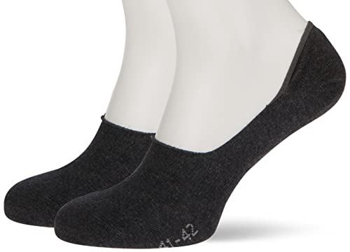 BOSS Męskie skarpety do sneakersów (2 sztuki), Charcoal12, 43-44 EU