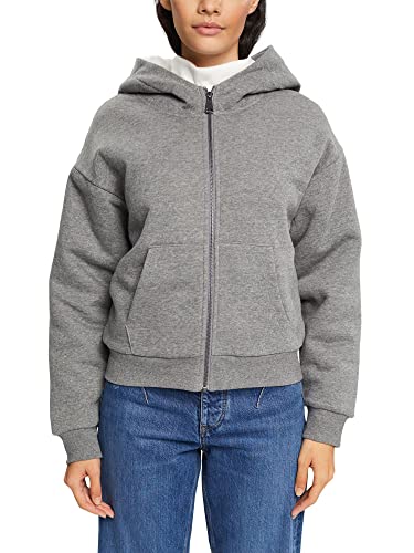 ESPRIT Bluza damska 102EE1J302, 039/MEDIUM Grey 5, XS
