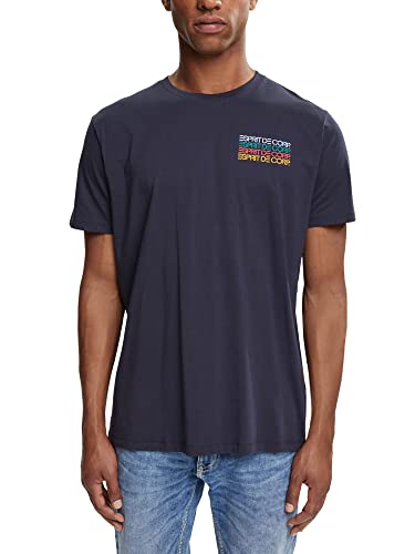edc by ESPRIT T-shirt męski 992CC2K302, 400/NAVY, S