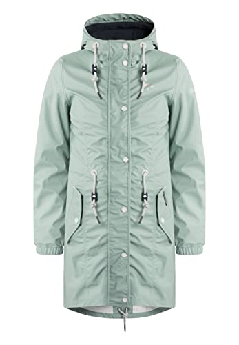 Schmuddelwedda 3 w 1 płaszcz przeciwdeszczowy damski 34319141, Mięta dymna, L
