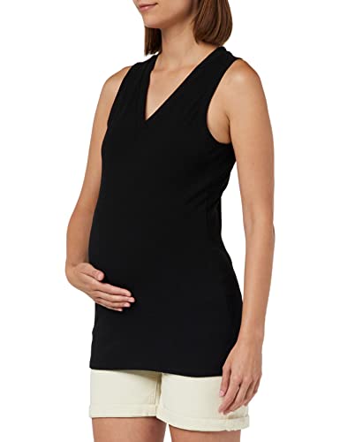 Supermom Damski Top Guyton bez rękawów koszulka na ramiączkach/Cami Shirt, Black-P090, L, Black - P090, 40