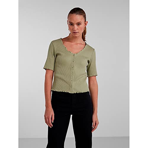 PIECES Damski kardigan Pcnukisa Ss Noos Bc, Tea, S