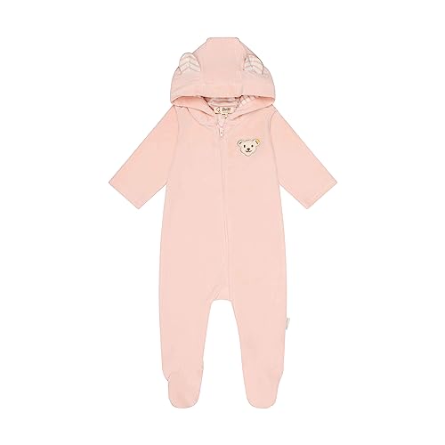 Steiff Unisex jednoczęściowy zestaw dla niemowląt GOTS Baby Wellness, jednokolorowy, 50, Silver Pink, 50