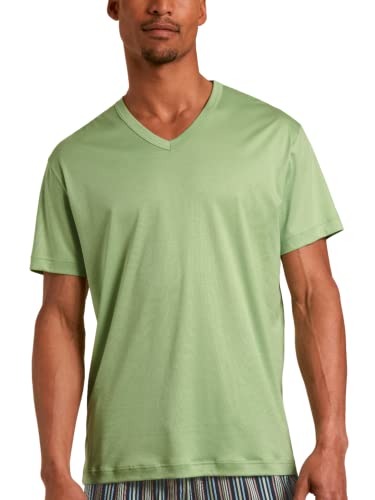 CALIDA RMX Sleep Weekend T-Shirt męski, Iris Green, 46-48