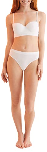 Women'secret Stringi Bielizna Damska, Biały, XL