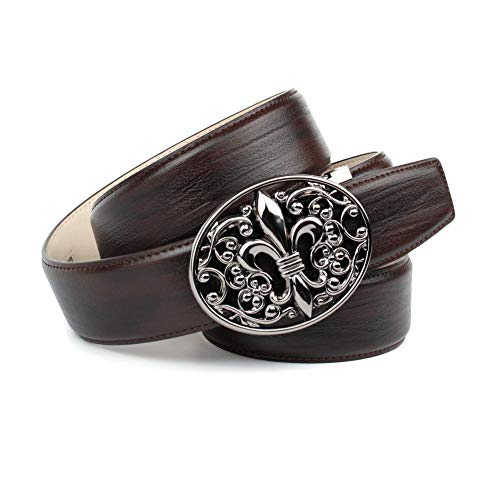 Anthoni Crown Pasek damski, Brązowy (ciemnobrązowy 040), 110|#110|#6681 (Herstellergröße: 110)