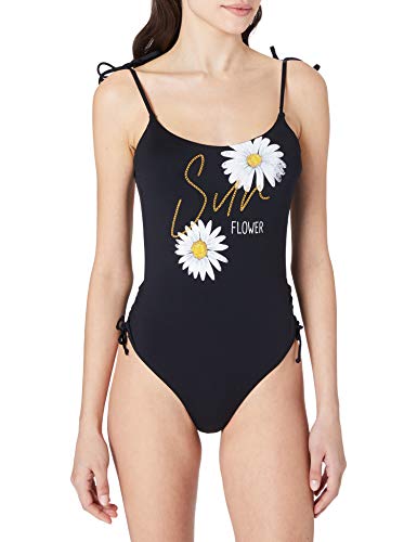 Banana Moon Damski kostium kąpielowy Wallis Sundaisy, czarny, 36 PL