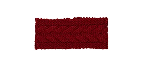 Sterntaler Zimowa opaska na czoło dla dziewczynek, ciemnoczerwony, 49 cm