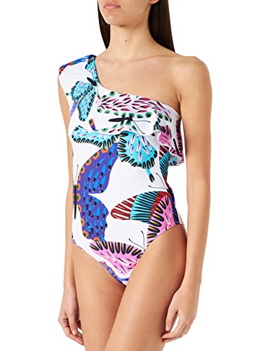 Desigual Damski kostium kąpielowy Ariel, biały, XS