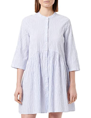 ONLY Sukienka damska ONLFIE Chicago WVN, Cloud Dancer/Stripes:Cashmere Blue, M, Cloud Dancer/Stripes: kaszmirowy niebieski, M