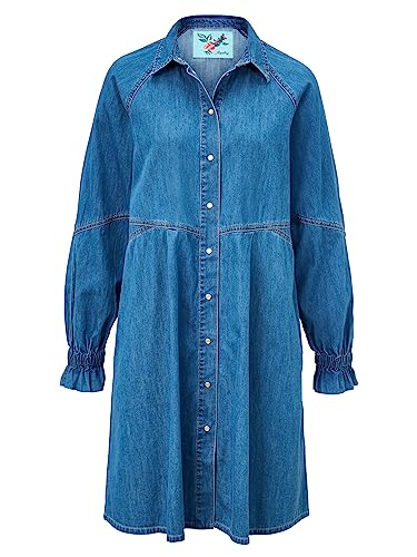 Replay Sukienka damska W9052, 009 M, niebieska, XL, 009 Medium Blue, XL