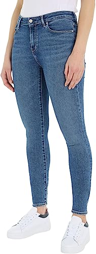 Tommy Hilfiger Damskie spodnie jeansowe Th Flex Como Skinny Rw Jane, Jane, 24W / 32L